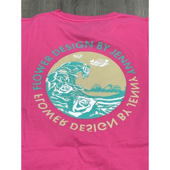 NWT VastLife Womens Graphic Print T-Shirt Short Sleeve Crew Neck Pink Size M - Picture 5 of 11